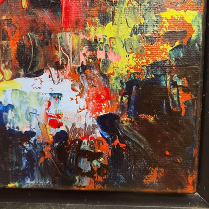 Leanne Venier Austin Texas Abstract Artist Oil on Canvas "Possession In great Me