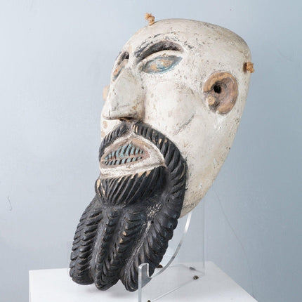 Antique Mexican Moor Dance mask