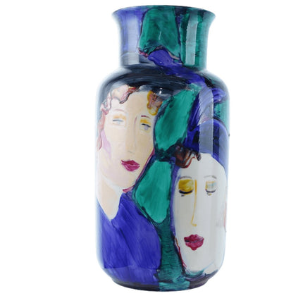 Kimm Lanus 波普艺术大型手绘瓷花瓶
