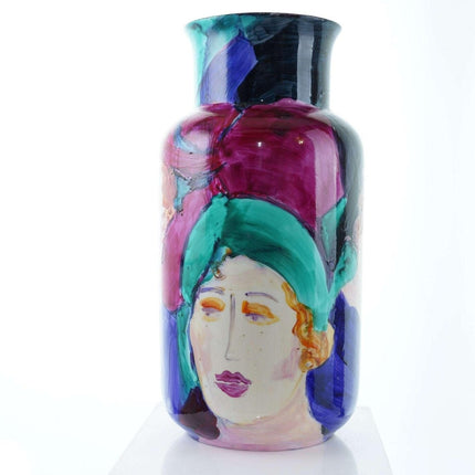 Kimm Lanus 波普艺术大型手绘瓷花瓶