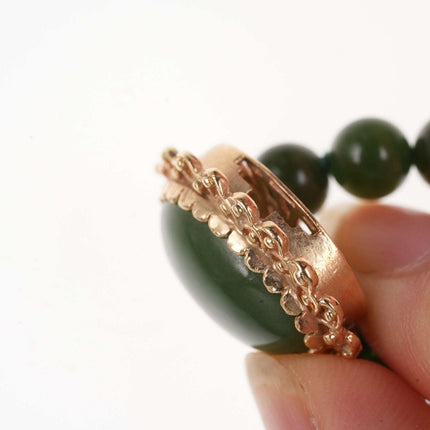 Vintage 14k gold and Jade bracelet