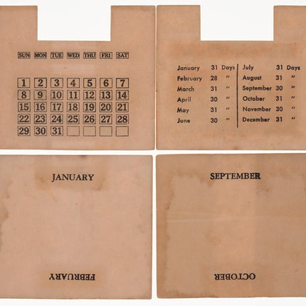 um 1910 Tiffany Sterling Ewiger Kalender und Notizpapier/Visitenkartenhalter