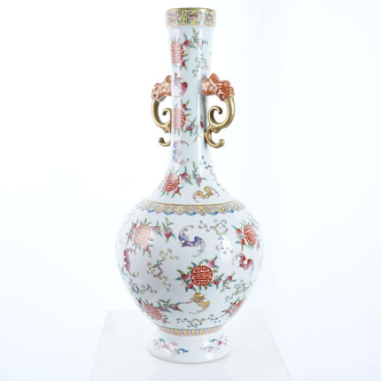 Hand Painted Chinese Famille rose vase