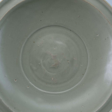 Large Ming Dynasty Chinese Celadon Bowl with Fish