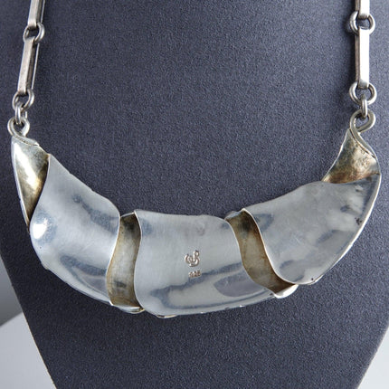 1950er Jahre William Spratling Halskette Modernist Mexikanisches Silber