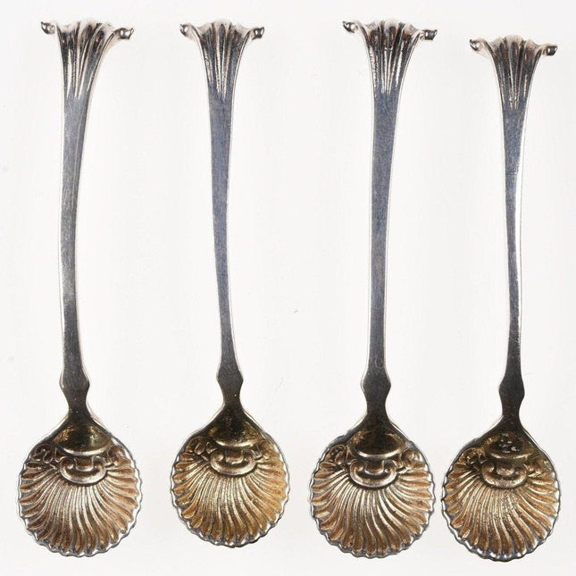 4 Tiffany Sterling Onslow Master Salt spoons