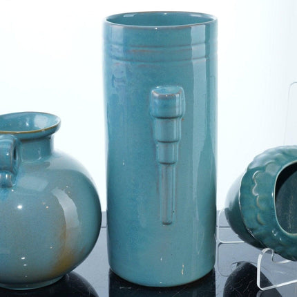 1940's/50's  Frankoma Ada Clay Turquoise Blue collection