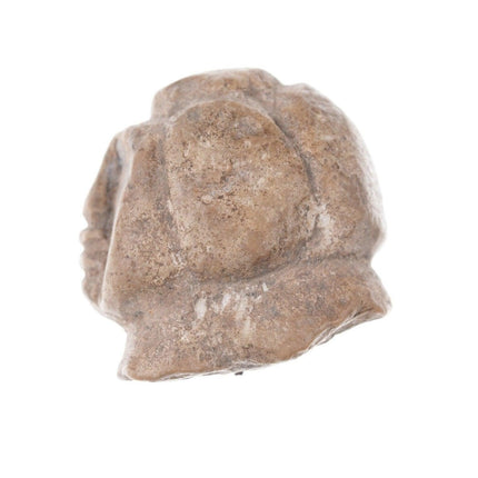 Ancient Carved Marble Votive Head, Alexandrian, Egypt