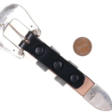 Comstock Heritage 5/8" Sterling silver Ranger belt buckle set