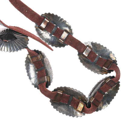 36" Alice Blackgoat (1924-2018) Navajo Silver Concho belt