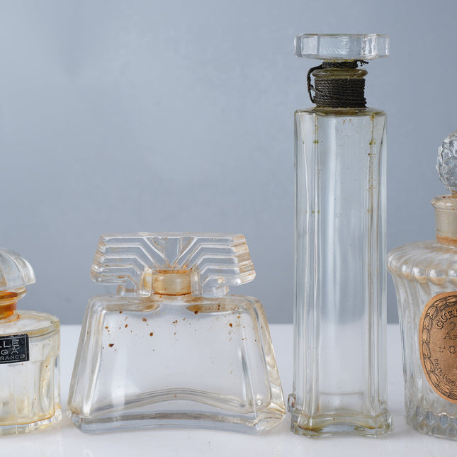 c1940 French Baccarat Perfume Bottle Collection