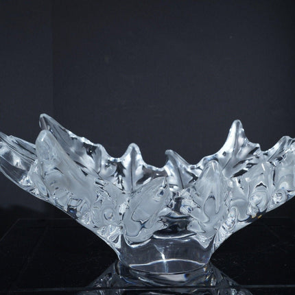 18" French Lalique Champs-Elyses Bowl