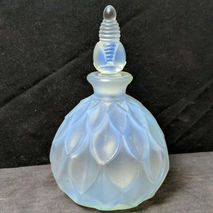 Sabino French Art Glass Perfume Botella Petalia 5,5" de alto x 3,5" de ancho