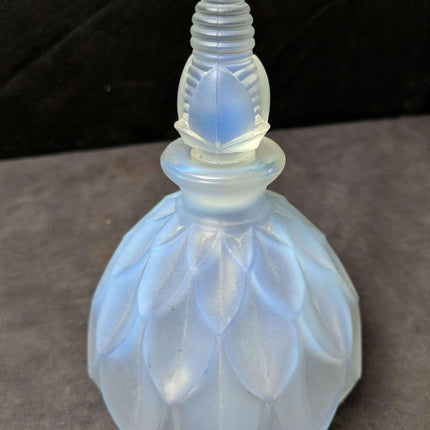 Sabino French Art Glass Perfume Bottle Petalia 5.5" tall x 3.5" wide