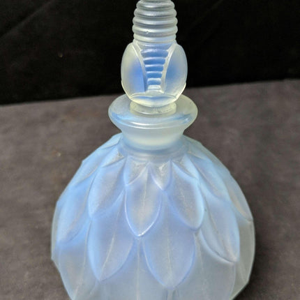 Sabino French Art Glass Perfume Bottle Petalia 5.5" tall x 3.5" wide