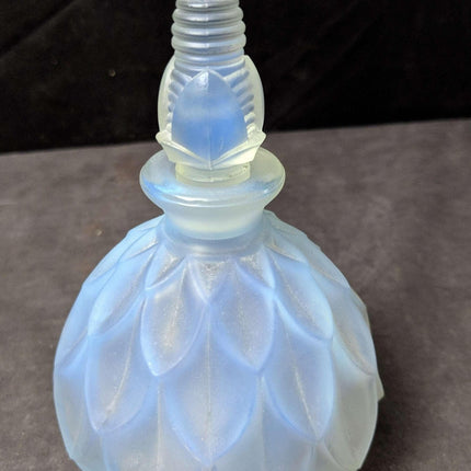 Sabino French Art Glass Perfume Bottle Petalia 5.5" tall x 3.5" wide