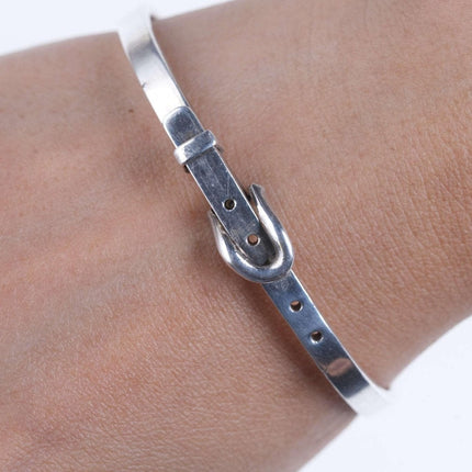 Retro Mexican Sterling belt style bangle