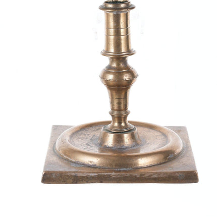 17th Century Brass candlestick