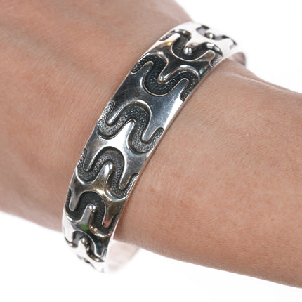 8" David Andersen Norway Sterling Modernist cuff bracelet