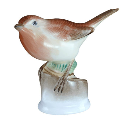 Herend Hand Painted Porcelain Bird Figure