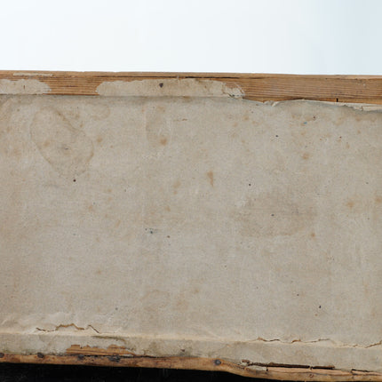古董皮革包黄铜安装文件盒