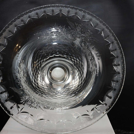 Hawkes Sterling Base Cut Glass Centerpiece Kompott