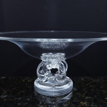 American Mid Century Steuben art glass Centerpiece