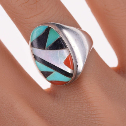 sz7.25 Vintage Zuni inlay ring