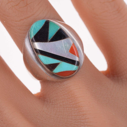 sz7.25 Vintage Zuni inlay ring