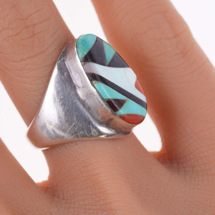 sz7.25 Vintage Zuni inlay ring