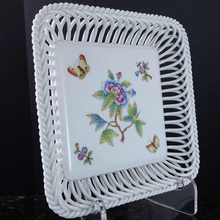 Herend Queen Victoria Woven Reticulated bowl