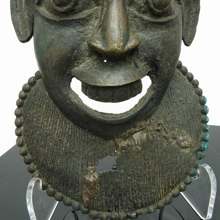 Bronze  African Tribal Mask