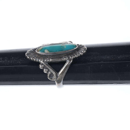 c1940's Maisels Native American Sterling and turquoise ring