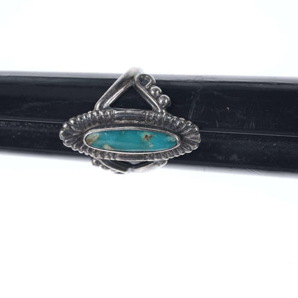 c1940's Maisels Native American Sterling and turquoise ring