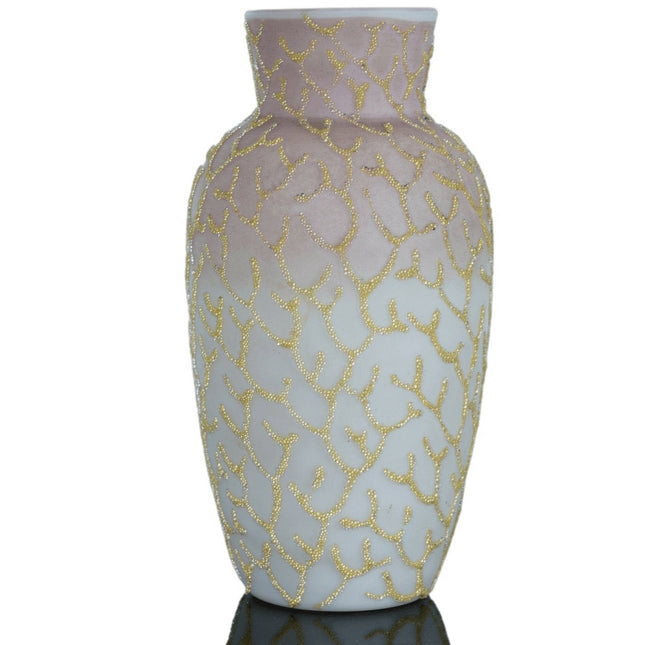 c1890 Coraline 艺术玻璃花瓶