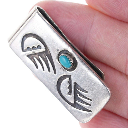 Vintage Sadie Sam Native American Sterling money clip