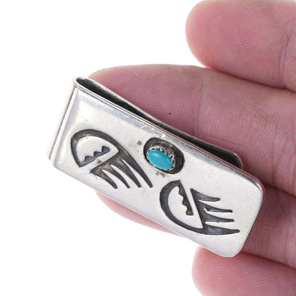 Vintage Sadie Sam Native American Sterling money clip