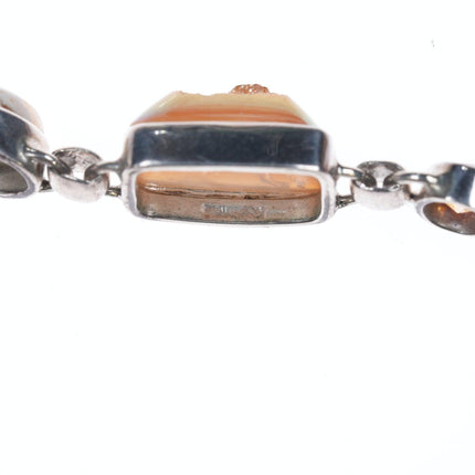 20 cm langes Starborn-Armband aus Sterlingsilber mit mehreren Edelsteinen