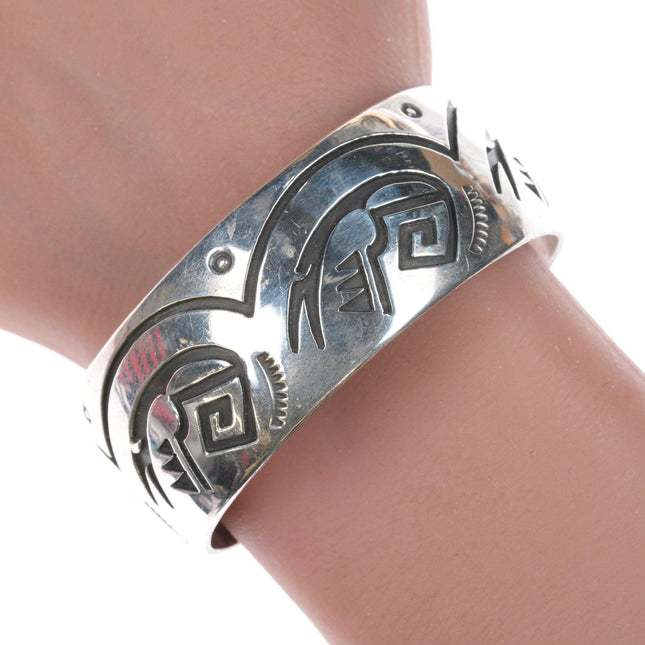 6,75" Rosco Scott Navajo Sterlingsilber-Manschettenarmband