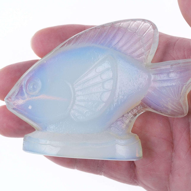 French Sabino Opalescent Fish paperweight