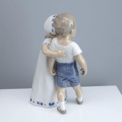 1960er Jahre Bing und Gröndahl Love Refused Figur Junge und Mädchen