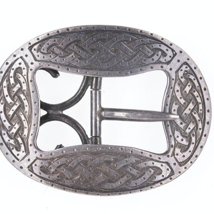 1911 年亨利·塔顿爱丁堡苏格兰纯银带扣