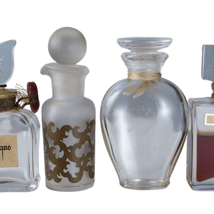 c1940 French Baccarat Perfume Bottle Collection