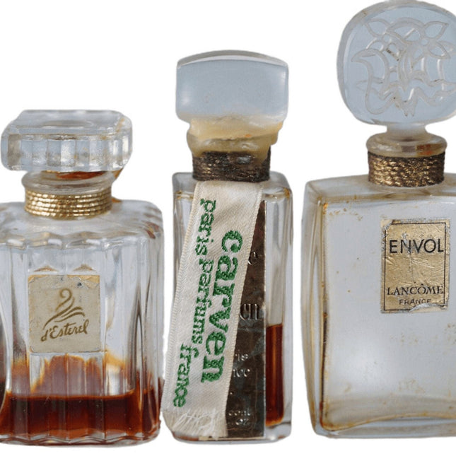 c1950's French perfume bottles