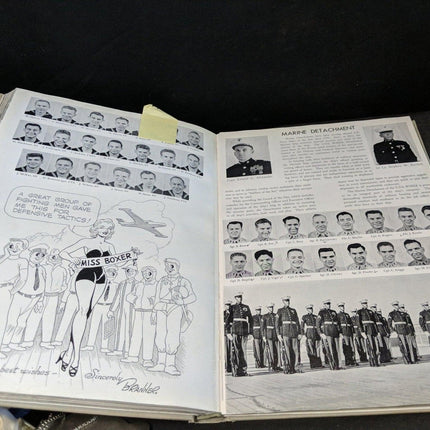 1955 USS Boxer Far Eastern Cruise Book Navy/Marines