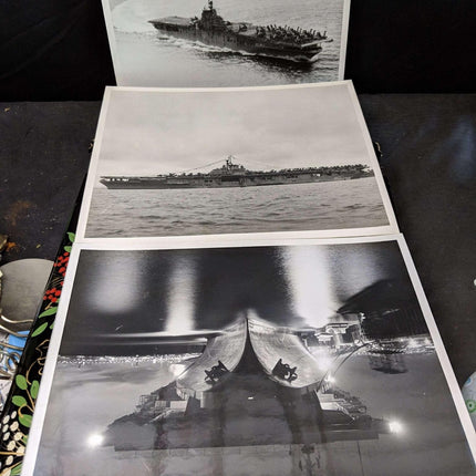 c1954 USS Boxer Far Eastern Cruise Marines Scrapbook Photo Album 178 Photos