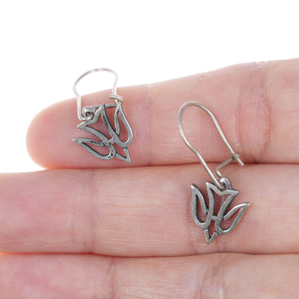 James Avery Descending Dove earrings and Celtic knot lapel pin/tie tac in sterling