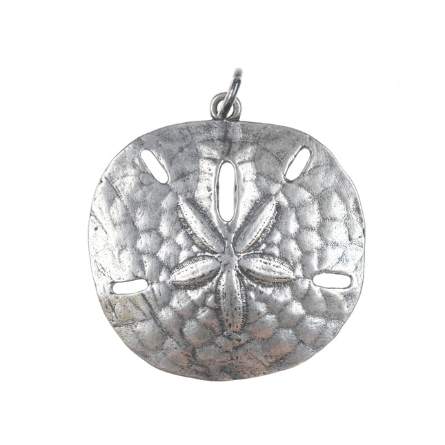 Large Retired James Avery Sterling Sand Dollar pendant