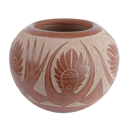 玉米莫基诺（1929-1016）五彩陶器圣克拉拉普韦布洛