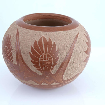 玉米莫基诺（1929-1016）五彩陶器圣克拉拉普韦布洛